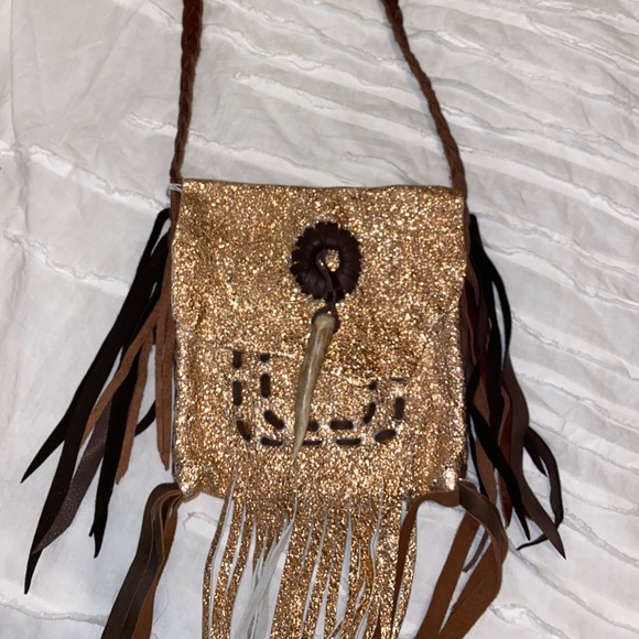Jimmi WZ Rose Gold Satchel - Picture 1 of 4